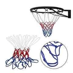 Forgesy Polyethylene Multicolour Basket Ball Ring with Net & Screw