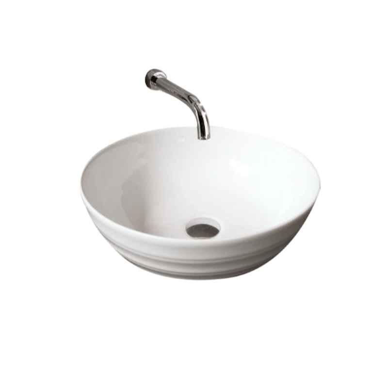 Mozio Porca 400x400x130mm Ceramic Wash Basin, MZ160