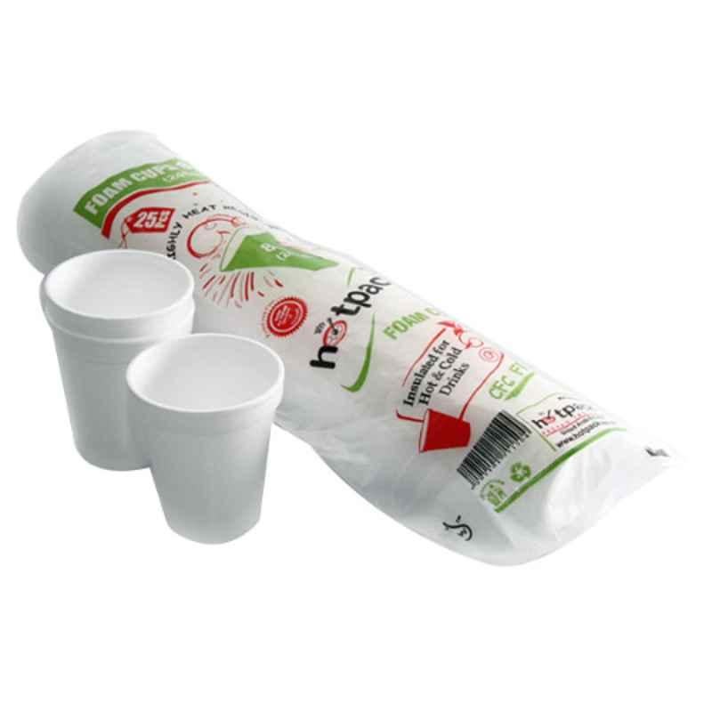 Hotpack 25Pcs 8Oz Foam Cup Set, FC8M