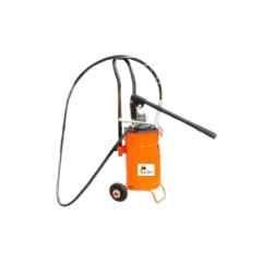 Hukums 10Kg Orange Bucket Grease Gun with Wheel