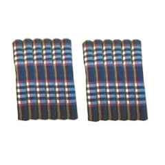 Chiyu 18x18 inch Multicolour Cotton Kitchen Napkin Cloth, KNLC12 (Pack of 12)