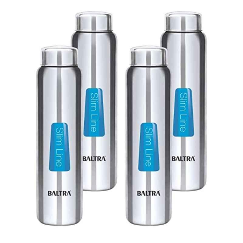 Baltra Relax 750ml Stainless Steel Silver Hot & Cold Water Bottle, BSL293 (Pack Of 4 )