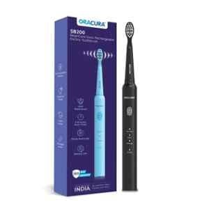 Oracura SB200 Sonic Lite Grey Electric Rechargeable Toothbrush with 1 Year Warranty