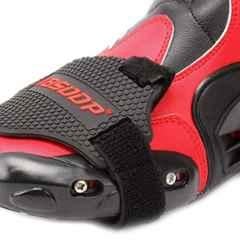 AllExtreme EXFS05 Black & Red Shoe Protector Gear Shift Scuff Mark Protection Shifter Cover