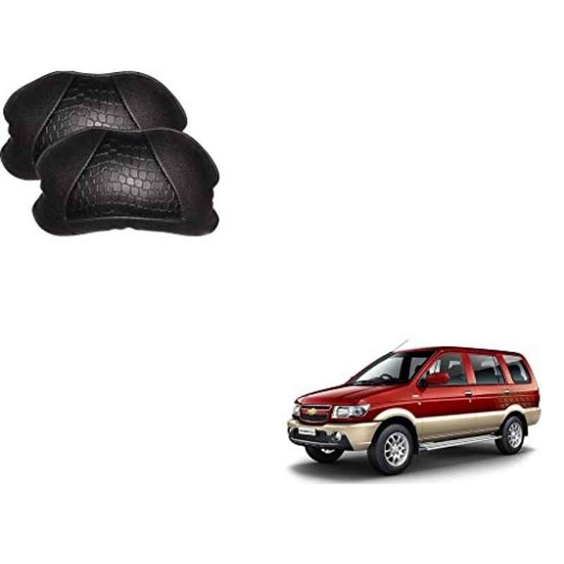 Kozdiko 2 Pcs Memory Foam Black Neck Rest Cushion Pillow Set for Chverolet Tavera