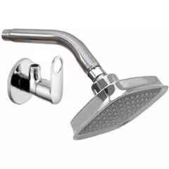 Fastgear 2 Pcs Prime Stainless Steel Silver Chrome Finish Bathroom Faucet Set, FG2309