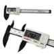 Krost Tc667 Fibre S Light Weight Fibre Body Electronic Digital Lcd Vernier Caliper, 100mm, Silver