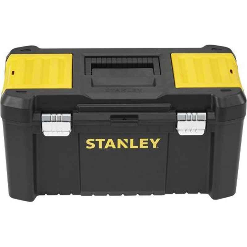 Stanley STST1-75521 19 inch Black & Yellow Essential Tool Box with Metal Latch