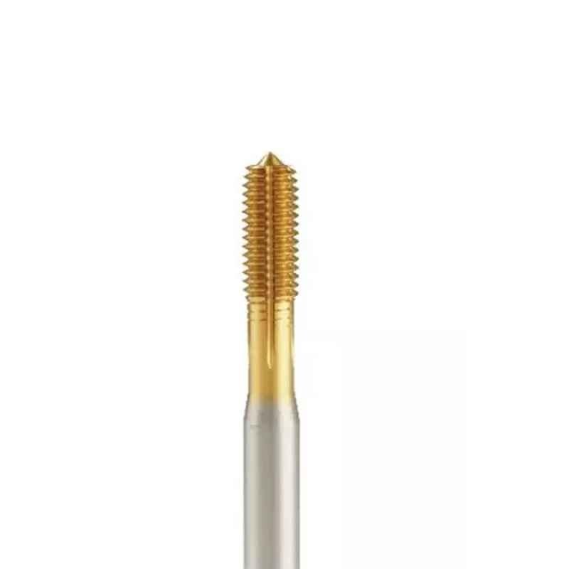 Emkay Tools 8x1.25mm Metric Course TIN Coated Fluteless Oil Groove HSS Ground Thread Hand Tap