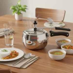 Cookaid Triply Zenith 5 Litre Stainless Steel Silver Inner Lid Pressure Cooker, CKD-TP-PC5-42