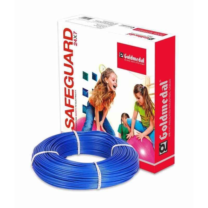Goldmedal 180m 2.5 Sqmm Blue FR PVC Wire