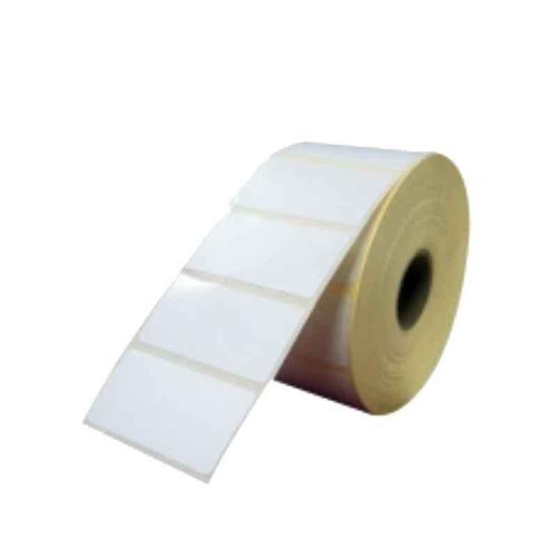 Pegasus Eco Classic 50x25mm 55GSM Mid Gloss Coated Thermal Transfer Label Roll, 2105T