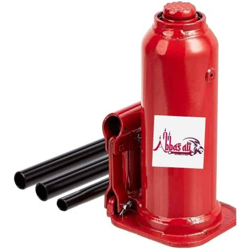 Abbasali 10 Ton Alloy Steel Heavy Duty Hydraulic Bottle Car Jack Lifting