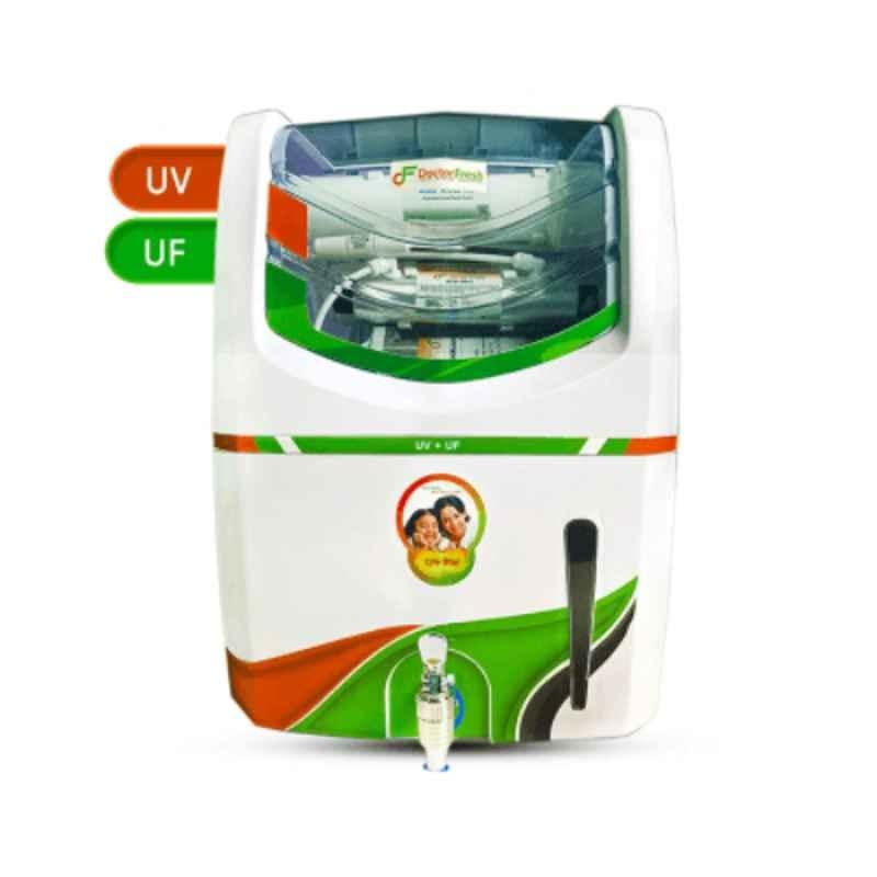 Doctor Fresh Life Star 36W 10L Plastic Green & White UV+UF Water Purifier, DF001