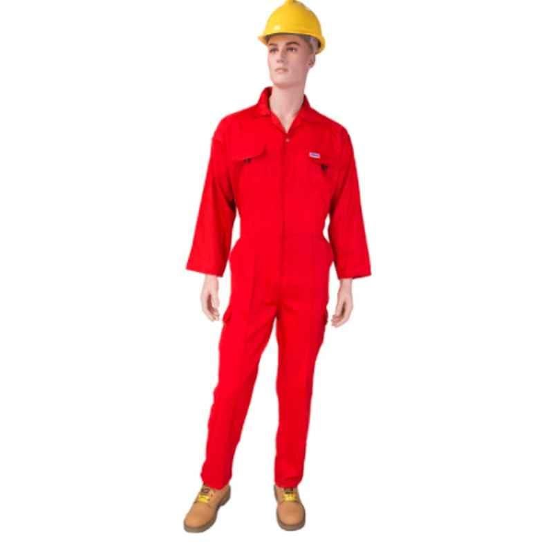 Ameriza Chief C A105051201 Red Twill Cotton Coveralls, Size: 5Xl