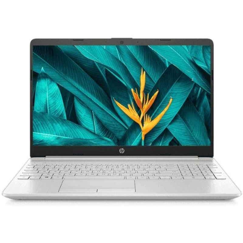 HP 15S-DR1000TX Intel i5/8GB DDR4 RAM/1TB HDD/256GB SSD/15.6 inch Display Natural Silver Laptop, 8LW48PA