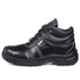 Acme Rapid Leather High Ankle Steel Toe Black Work Safety Shoes, Size: 6