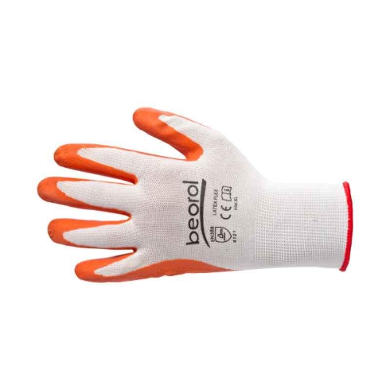 Protect Polyester & Latex Flex Gloves, RLF, Size: XL