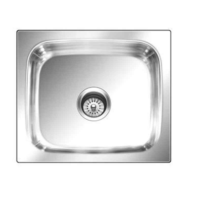 Nirali Grace Plain 560x410x215mm Bowl Anti Scratch Kitchen Sink
