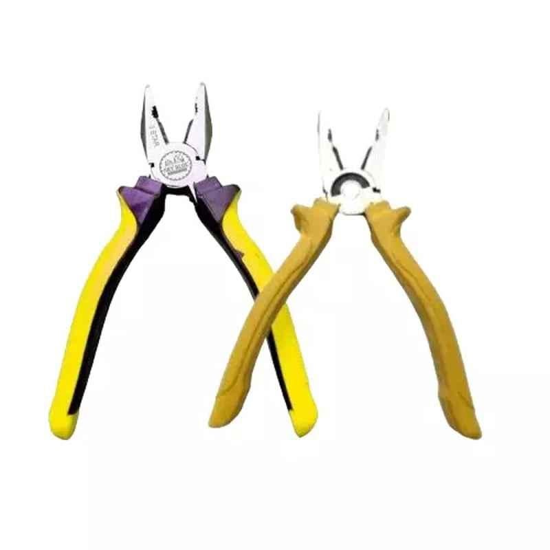 Sky Blue 8 inch Stainless Steel Lineman Plier, SBE372 (Pack of 2)