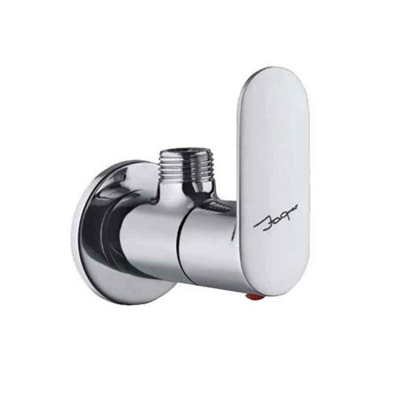 Jaquar Opal Prime Black Chrome	 Angular Stop Cock Tap with Wall Flange, OPP-BCH-15053PM