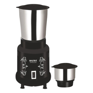 Baltra Speedo ABS 400W Black Mixer Grinder with 2 Stainless Steel Jars, BMG-189