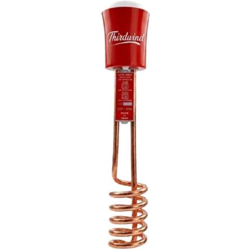 Thirdwind 1500W Copper & Stainless Steel Shock Proof Immersion Water Heater Rod with 2 Years Warranty