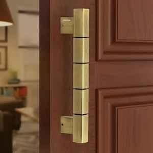 Plantex Mighty Aluminium 11 inch Main Door Handle/Pull-Push Handle for Glass Door/3 Years Warranty (Brass Antique)