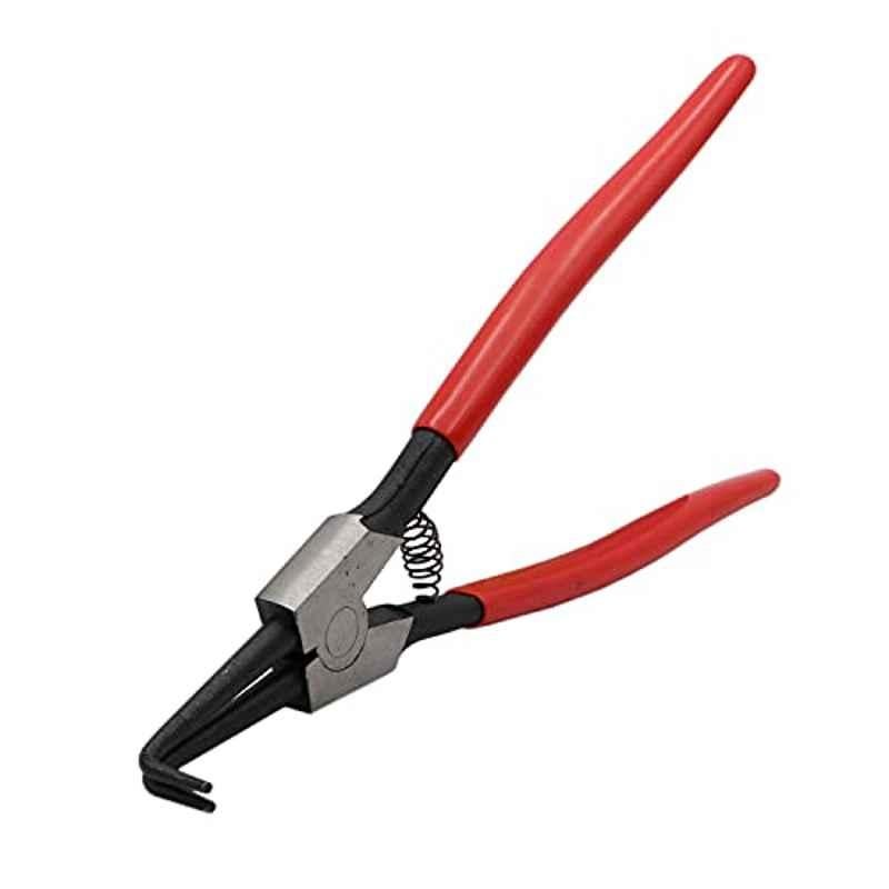 Max Germany 13 inch Alloy Steel Red External Bent Circlip Plier, 334B-325