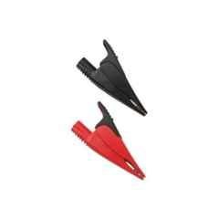 Fluke AC285 10A Red & Black Steel Suregrip Large Alligator Clip, 1610159