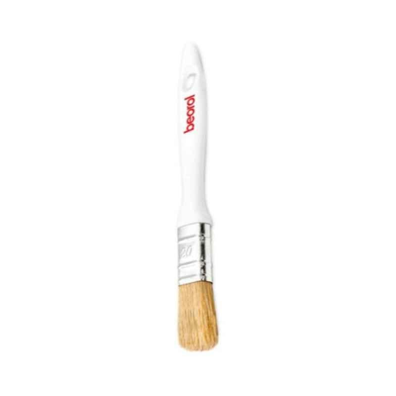 Beorol 20x15mm White, Silver & Beige Economy Paint Brush, EB20