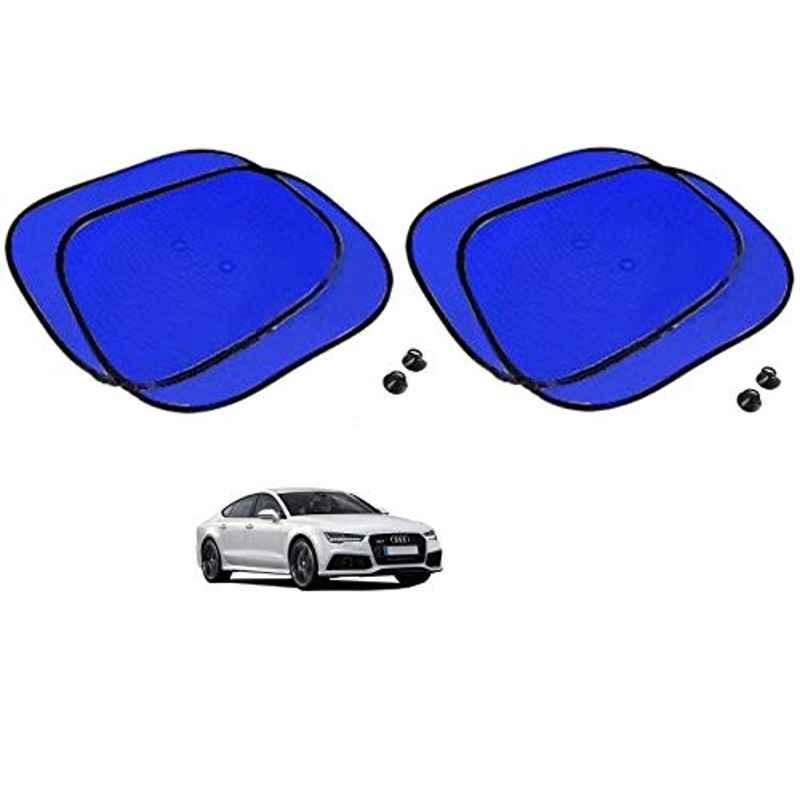 Kozdiko 4 Pcs Blue Chipkoo Car Window Sunshade Curtain Set for Audi A7, koz_82837