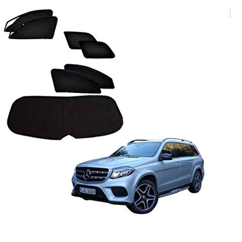 Kozdiko 7 Pcs Polyester Magnetic Zipper Car Sunshade Set with Dicky Curtain for Mercedes Benz GLS-Class