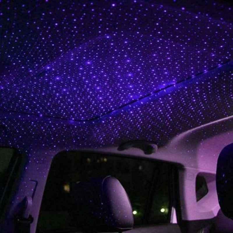Viva City Blue Aluminium Car USB LED Atmosphere Star light