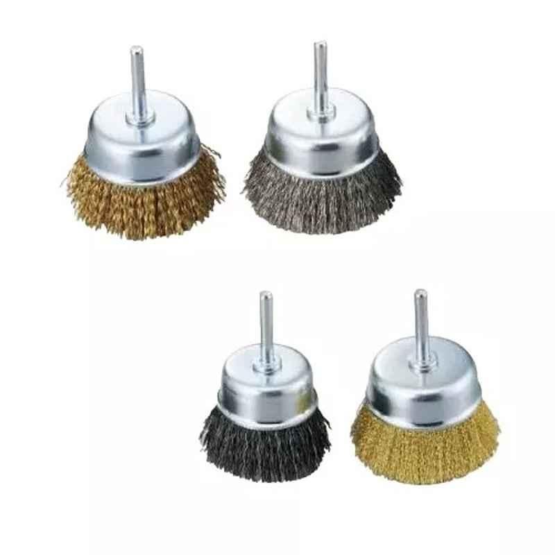 Lab Plus Cup Brush with Shank for Chuck Tools, LP-6636