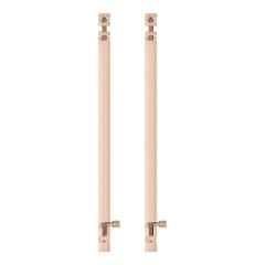 Atom 18 inch Aluminium Rose Gold Finish Heavy Duty Joint-Less Tower Bolt, TB002-RG-18 inch-102 (Pack of 2)