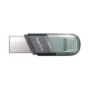 SanDisk iXpand 128GB USB 3.0 Flip Metalic Flash Drive, SDIX90N-128G-GN6NE