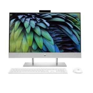 HP 4V9H6PA Natural Silver All in One Desktop with Ryzen 3-4300U/8GB/256GB SSD+1TB HDD/MS Office/Windows 11 Home & 23.8 inch FHD Display, 24-DP0788IN