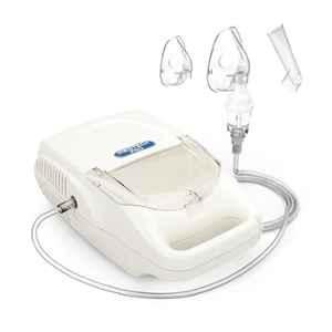 Medtech Handyneb Pro 10ml White Low Noise Compressor Nebulizer Machine with Complete Mask Kit for Adult & Child