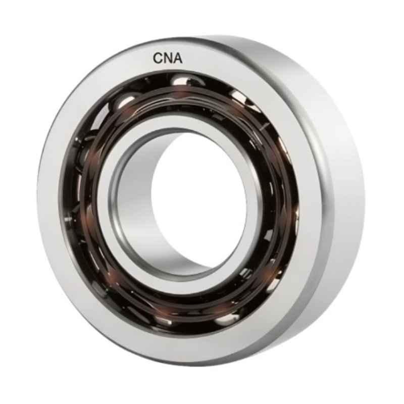 CNA 7301 B Chrome Steel Single Row Angular Contact Ball Bearing, 12x37x12 mm (Pack of 5)