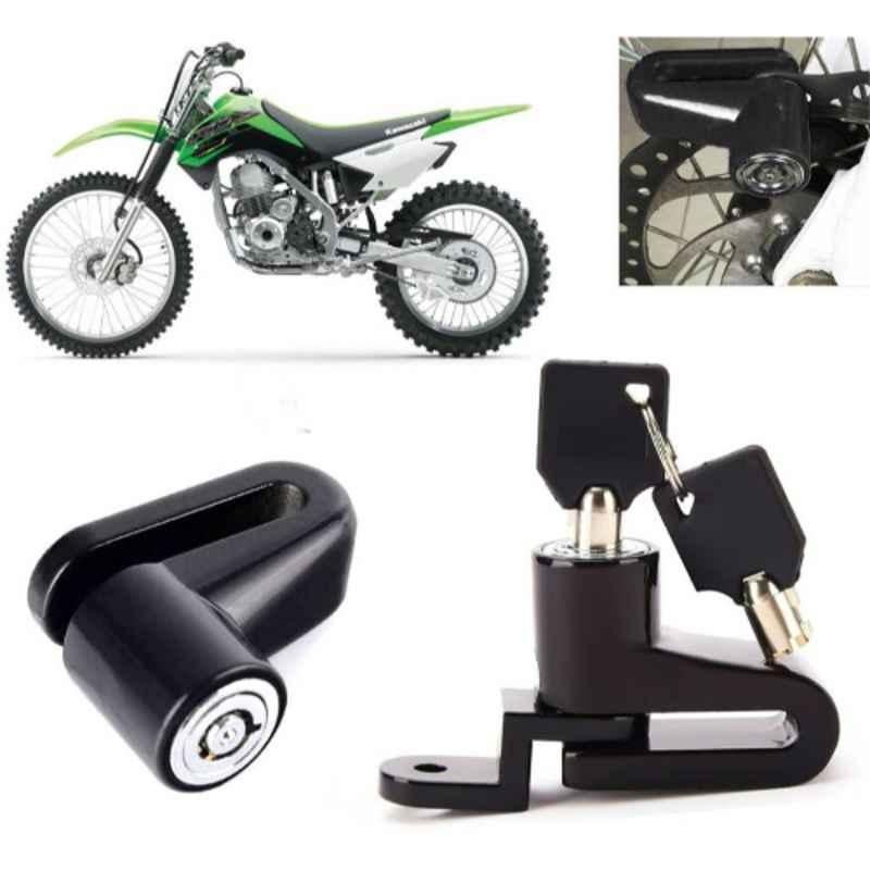 Auto Pearl Steel Black Disc Brake Lock, Lock_459