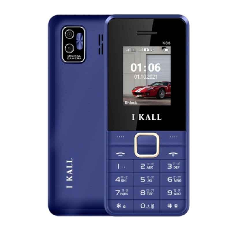 I Kall K88 1.8 inch Dark Blue Keypad Feature Phone