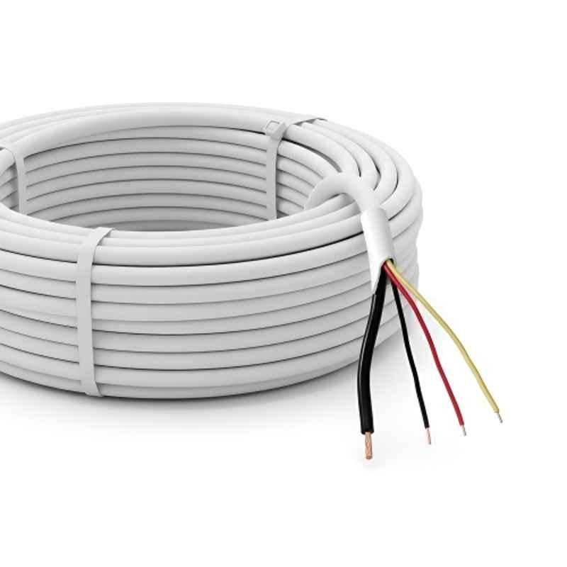 Beware 65m 3+1 Copper Standard CCTV Cable for Security Systems, BW-3SC1-65M