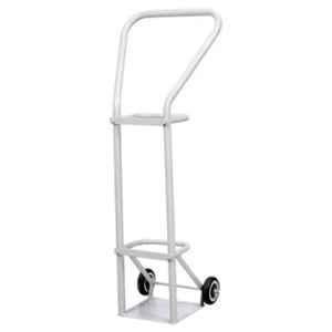 Yes Kay Mild Steel Powder Coated Small Oxygen Cylinder Trolley