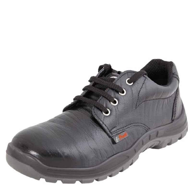 Acme Hawk Steel Toe Low Ankle Black Safety Shoes, Size: 9