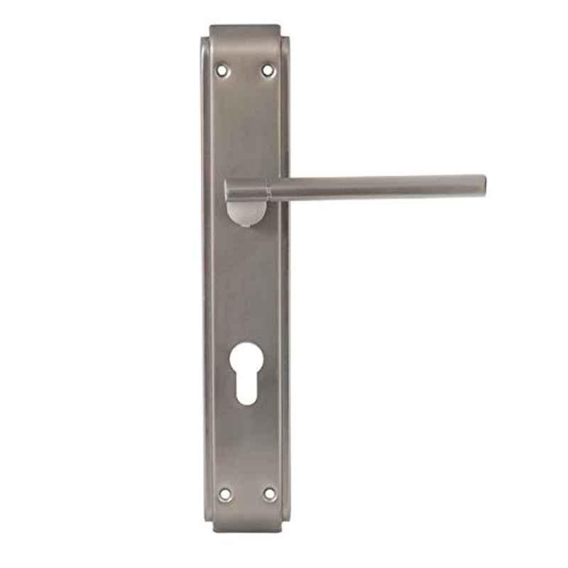 Robustline Aluminium & Zinc Grey Door Handle Lock Set
