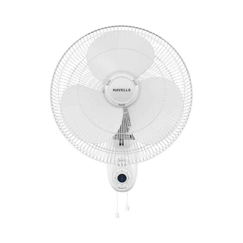 Havells Swing 50W 1350rpm Off White Wall Mounted Ceiling Fan with Touch Control & 2 Years Warranty, FHWSWSTIVR16, Sweep: 400 mm
