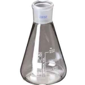 Glassco 3000ml White Printing Boro 3.3 Glass Conical Flask with Joint, 071.202.30