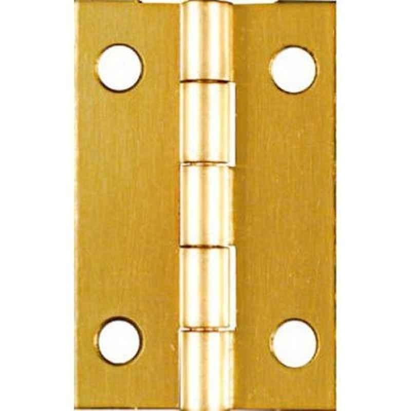 National 1.5x1 inch Brass Door Hinge, N211-292 (Pack of 2)