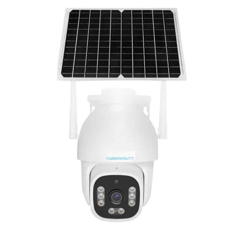 Cybernautt X5J 5MP Full HD PT 4G Solar Sim Camera with Motion Detect, Colour Night Vision, Human Detect, IP66, 2 Way Audio & Support SD Upto 128GB